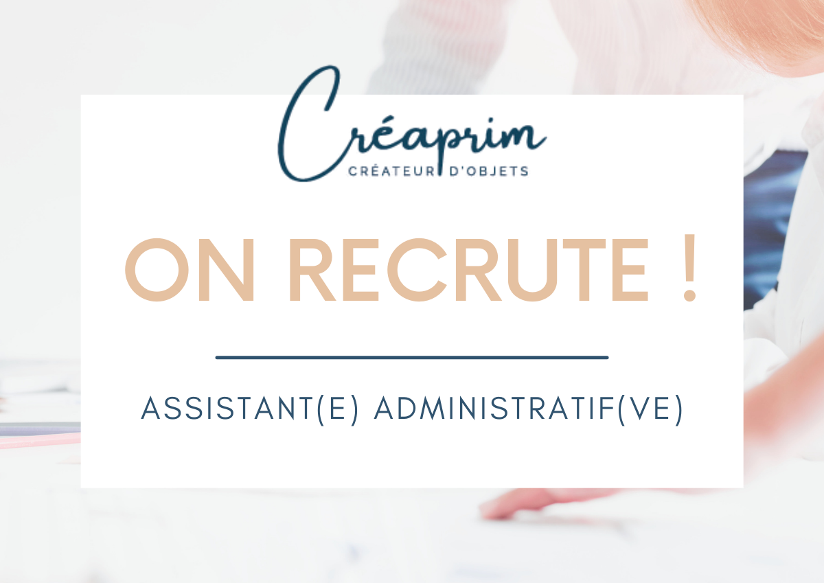 Offre d’emploi : Assistant(e) Administratif(ve)